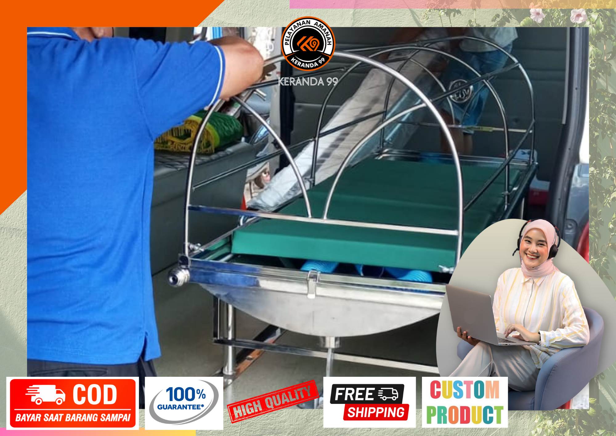 Bengkel Keranda Mayit Bahan Stainless Di Madiun